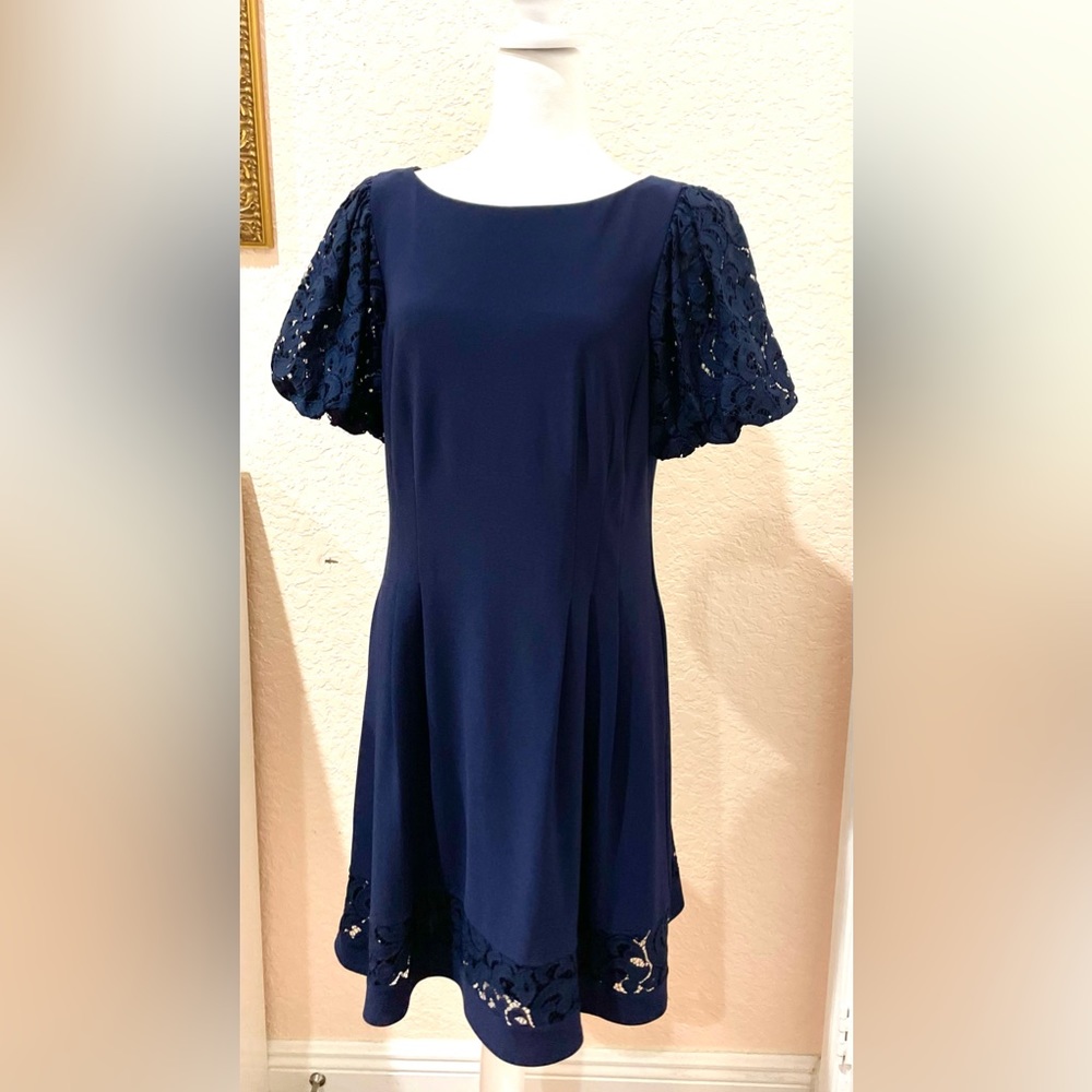 Gorgeous blue dress.